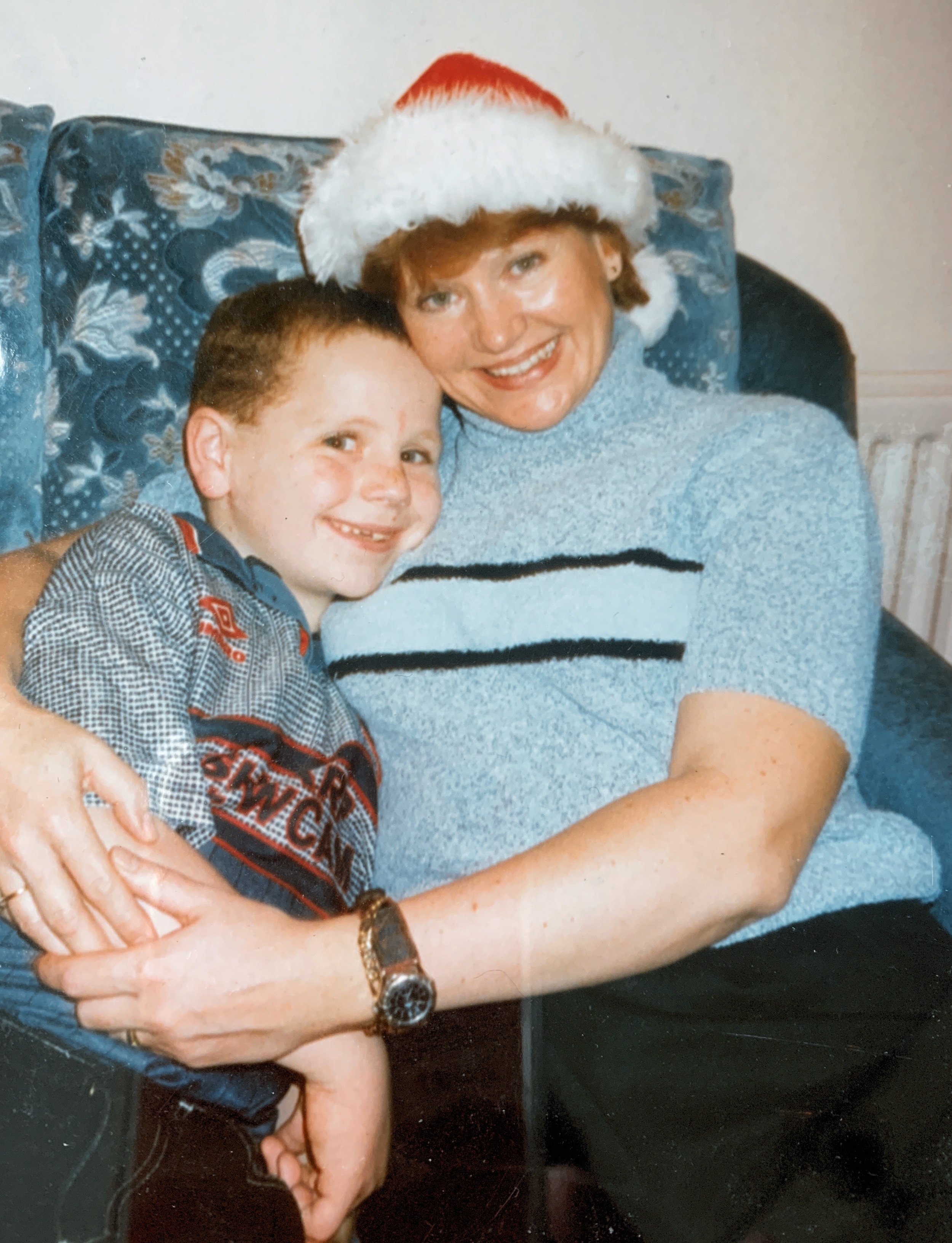 James son and Mam Leigh 1994 Christmas Darlington
