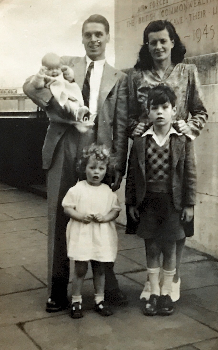 I think this is  a picture of our family departing London in 1948 for a new life in Australia