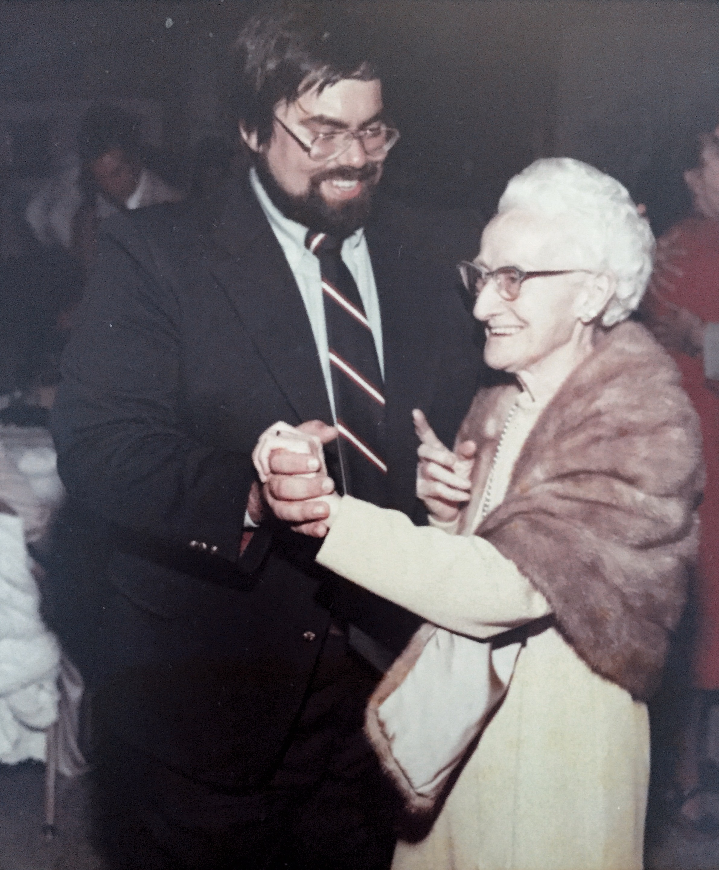 Brother Michael and Granny Ripken at my first wedding reception in 1978.