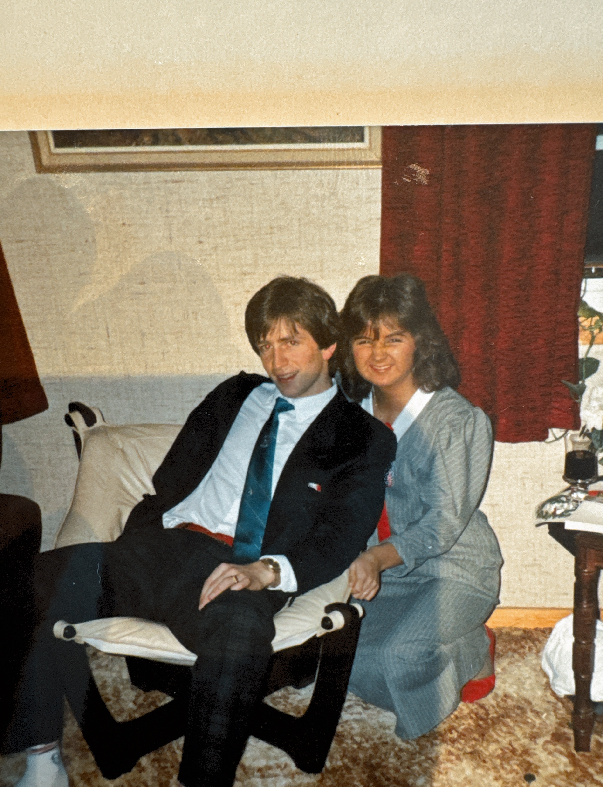 Julen 1987 - nygifte. Første julen sammen