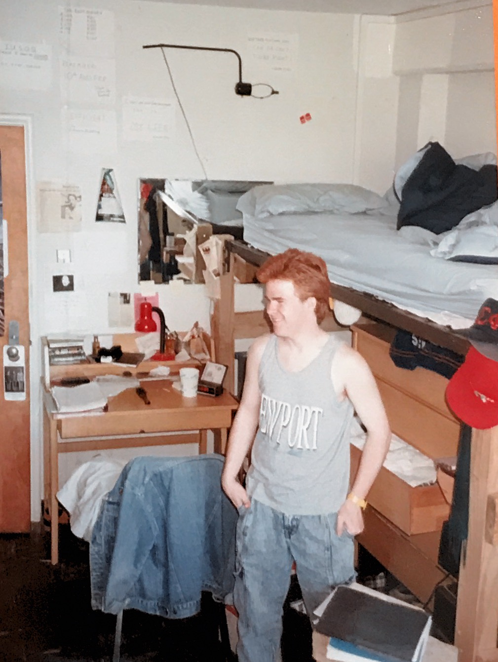 Glimpse of my room at Read Hall -1990