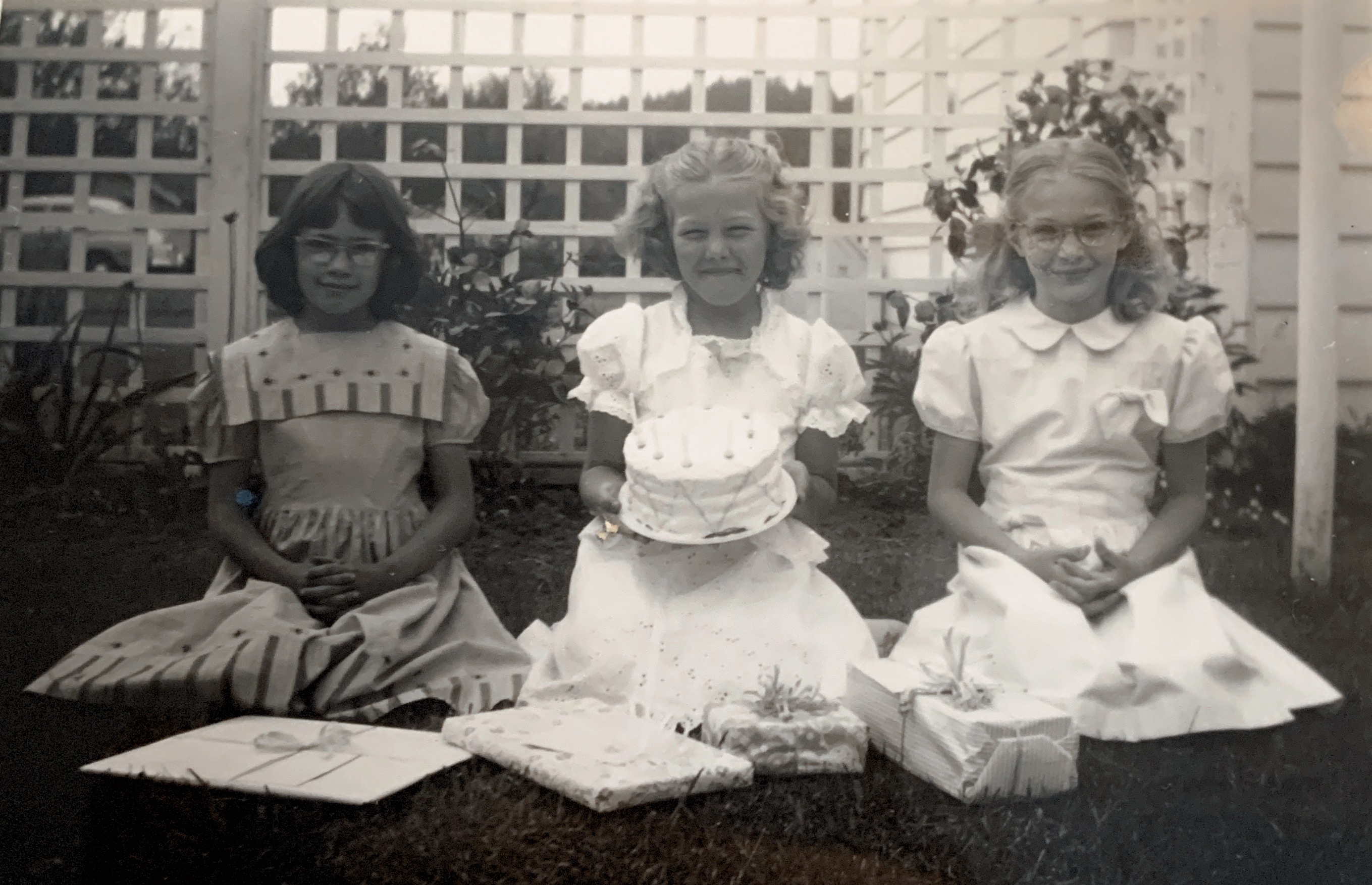Karen’s 9th birthday May 1950 with Judy & Arlene DeBenedetti
