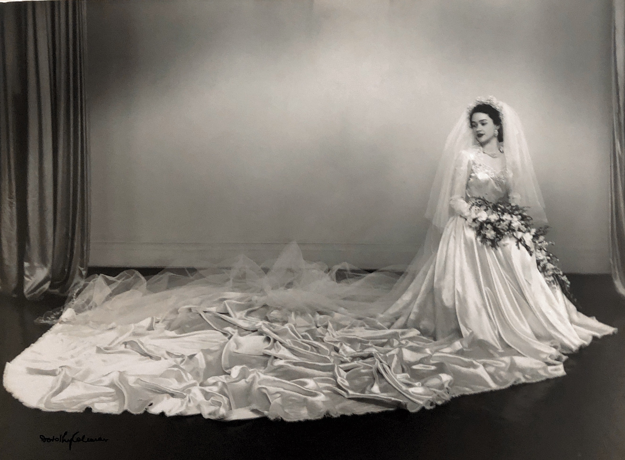 Mum as a bride - 1953