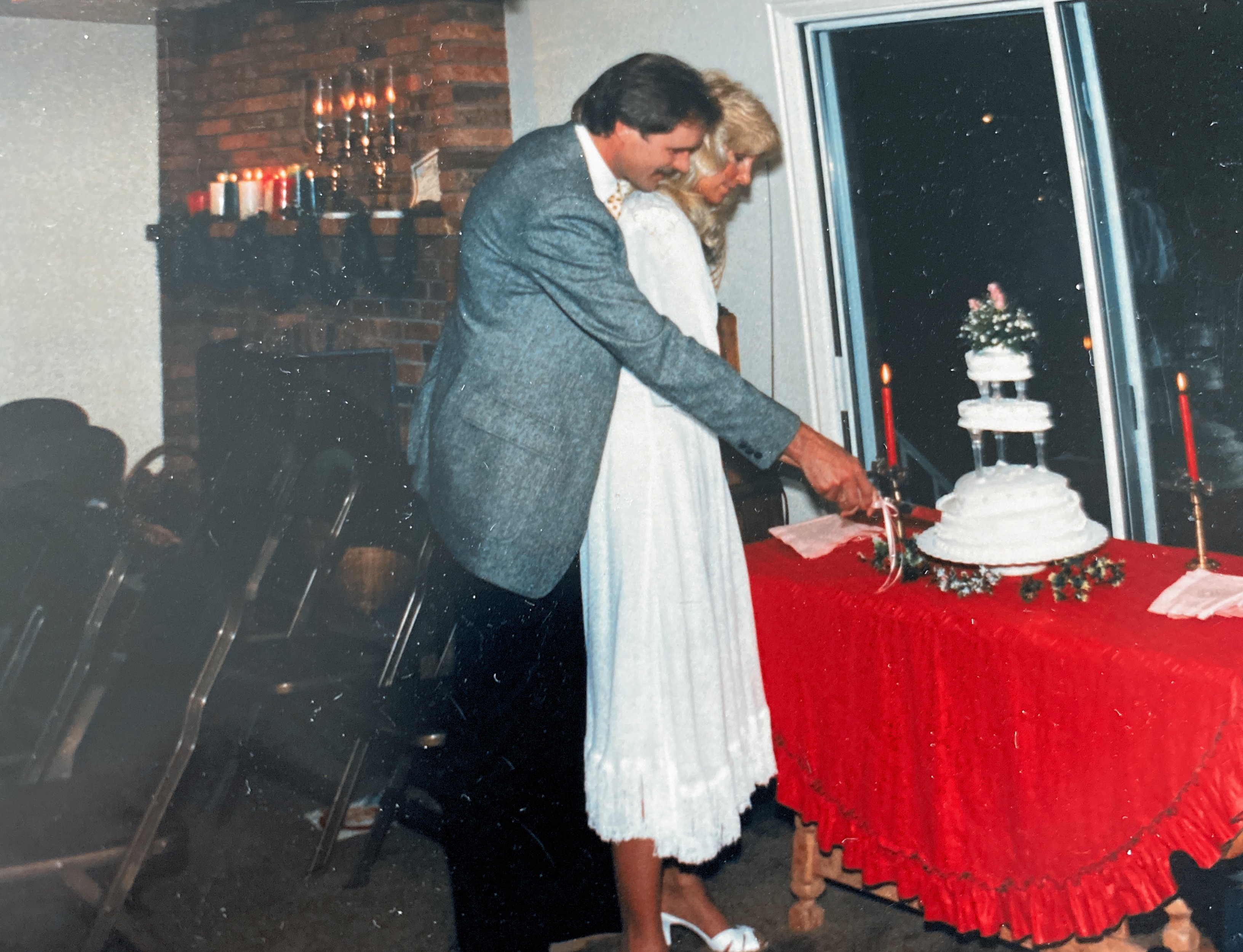 12/06/1985 wedding photos.   Douglas and Stephanee Mower