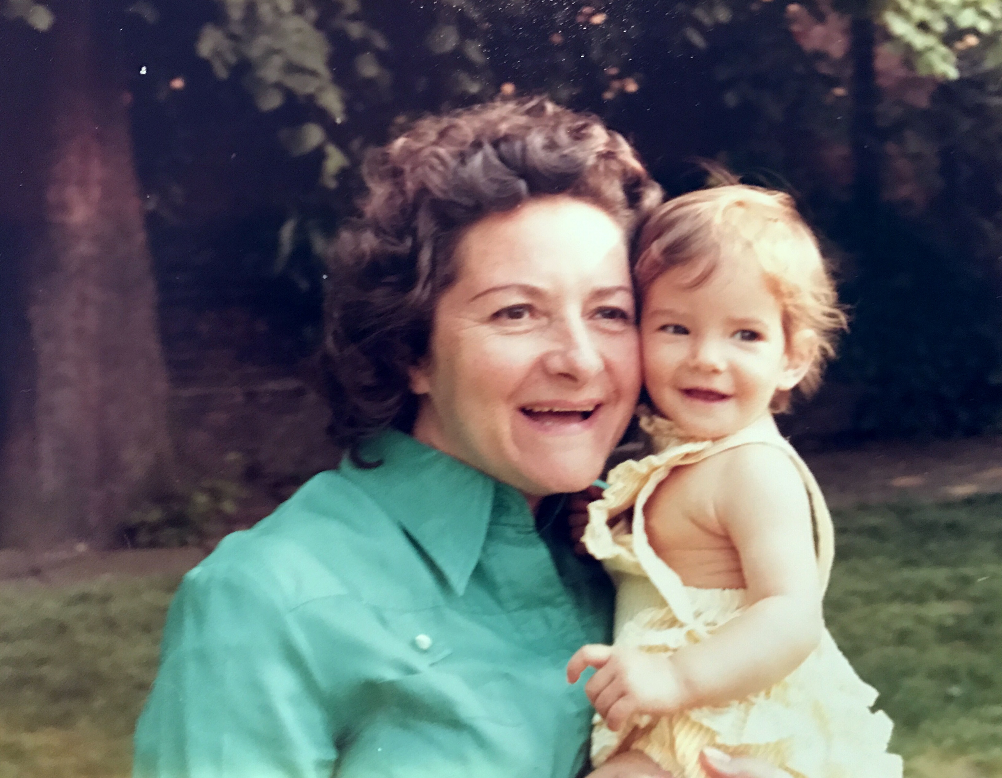 With Grandma Doris April 1978