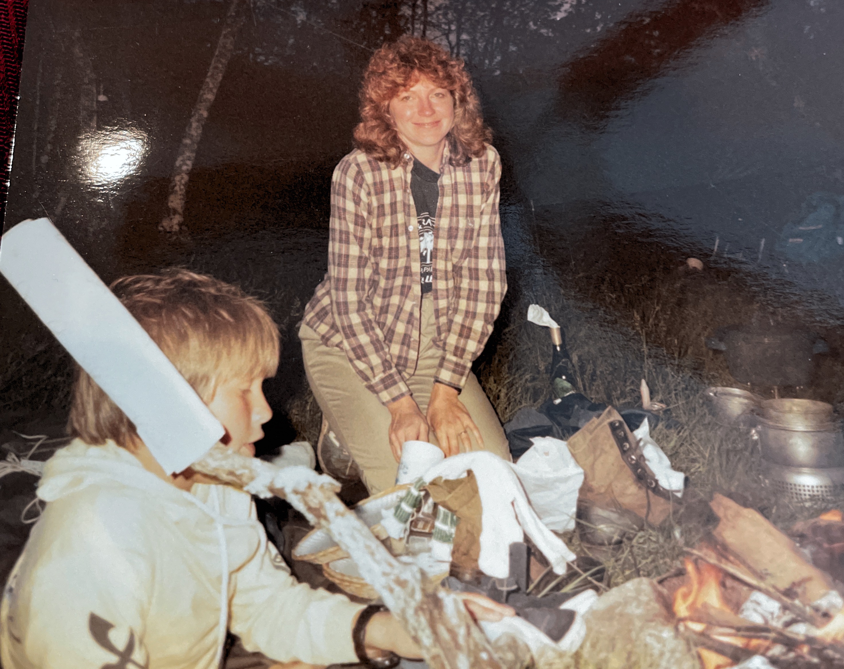 Backpacking with Josh Pagan & Beth Pagan  About 1983