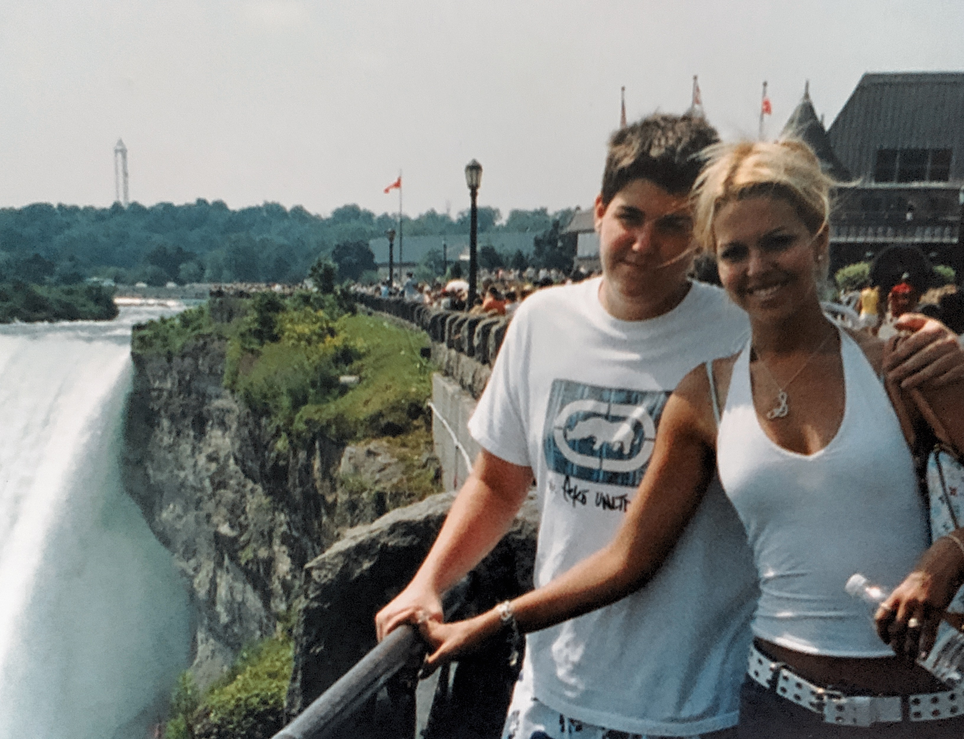 Sheena & Kyle in Niagara Falls 2003.