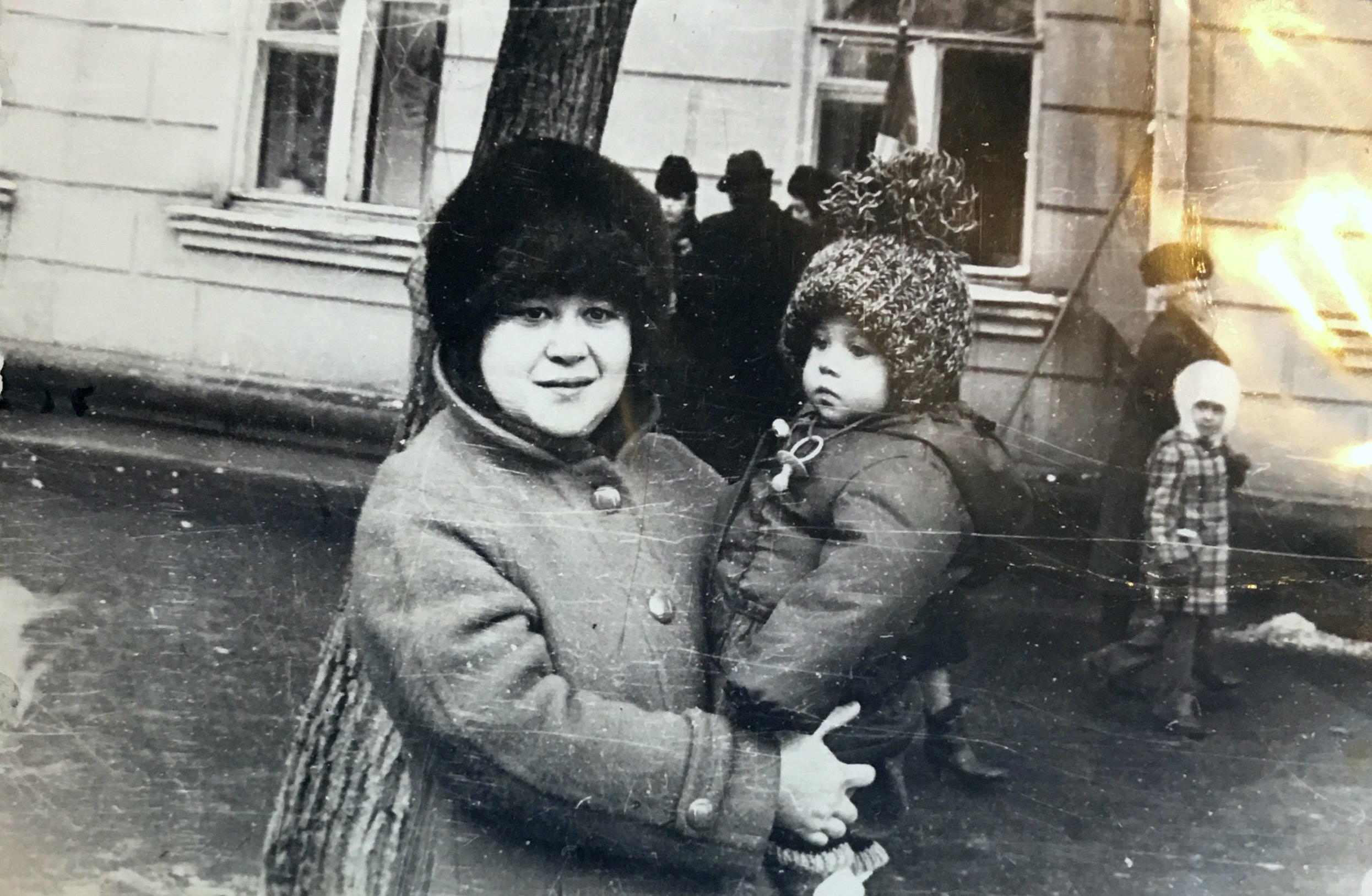 Я и мама. Барнаул. 1983 год. 