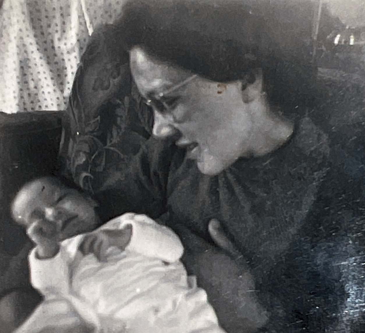 Mum + Deborah 1957
