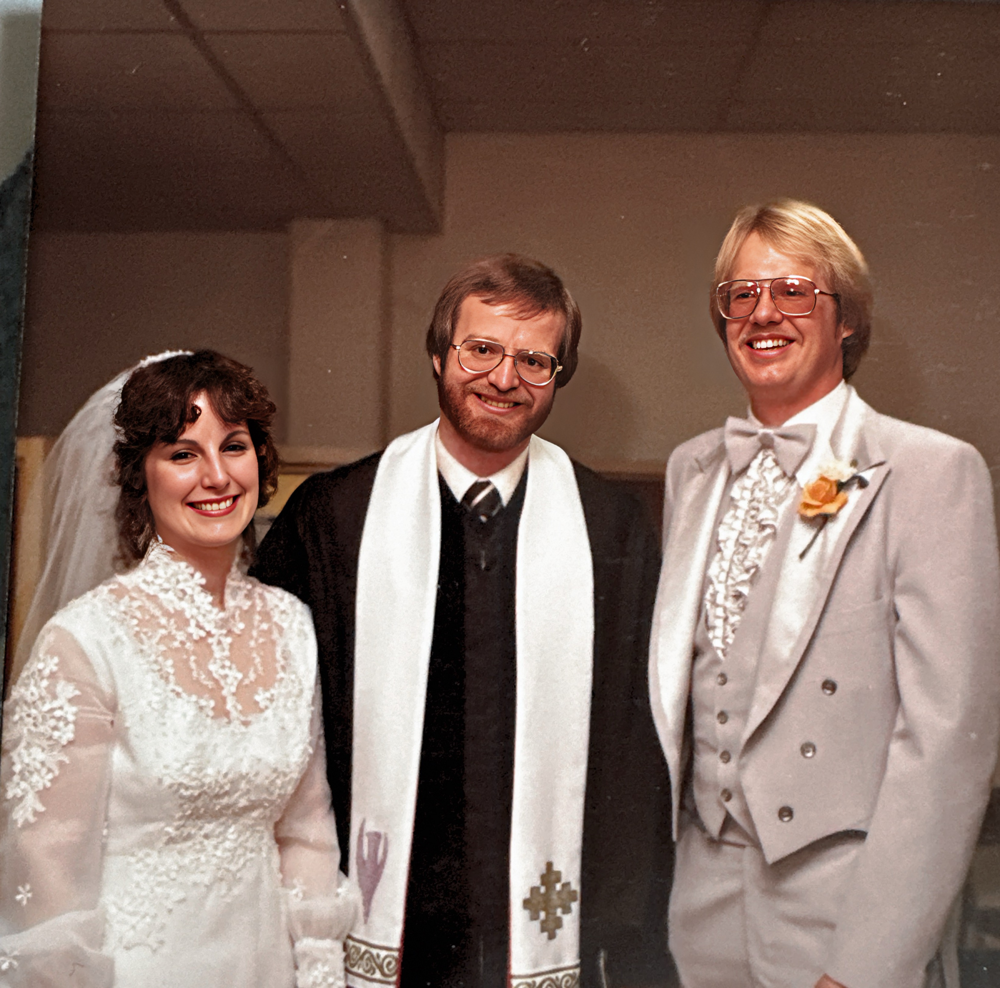 Don Waite marrying Darrell and I. 1981