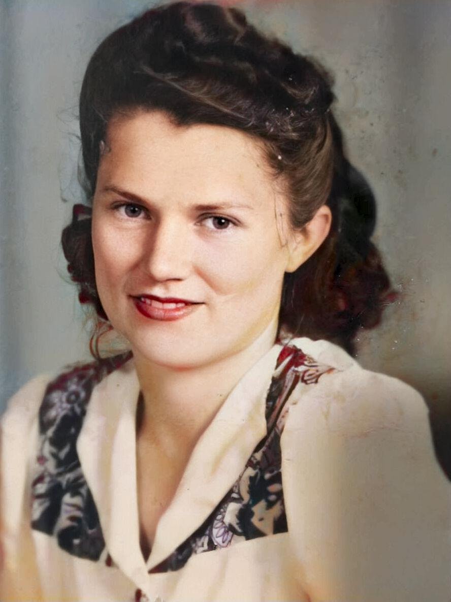 my great grandmother Mary Frances Alongi crica 1940s or 1930s