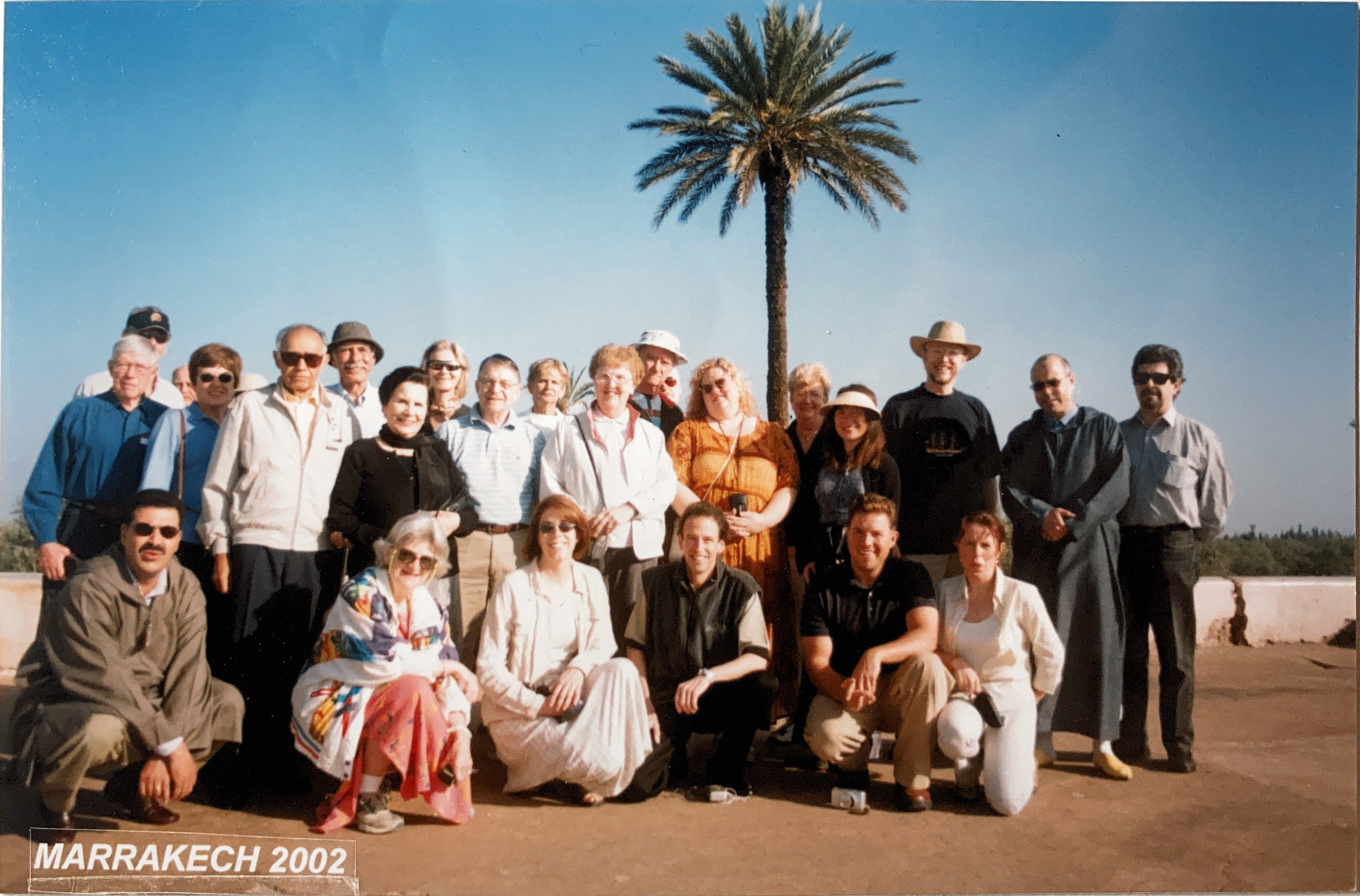 Group picture in Marrakech, 2002