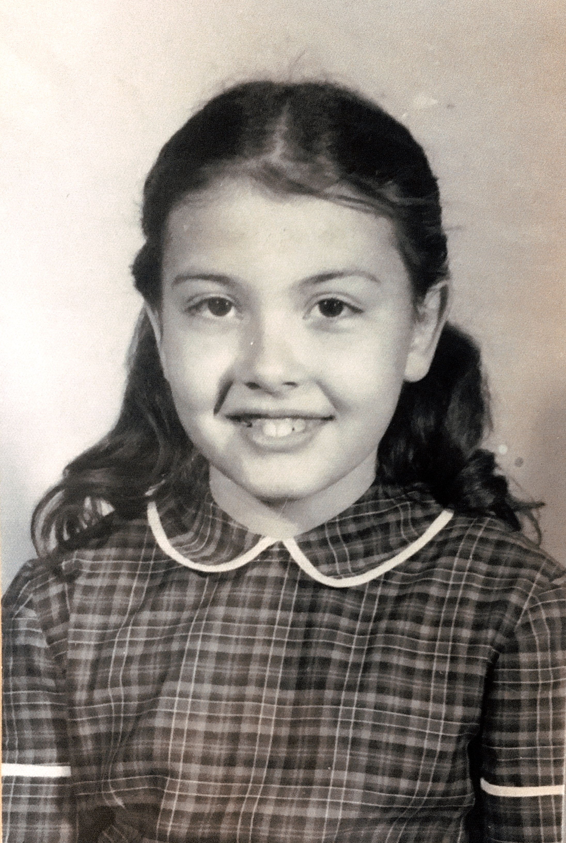 Mom’s School Photo ~ Age 7 in 1954 ❤️