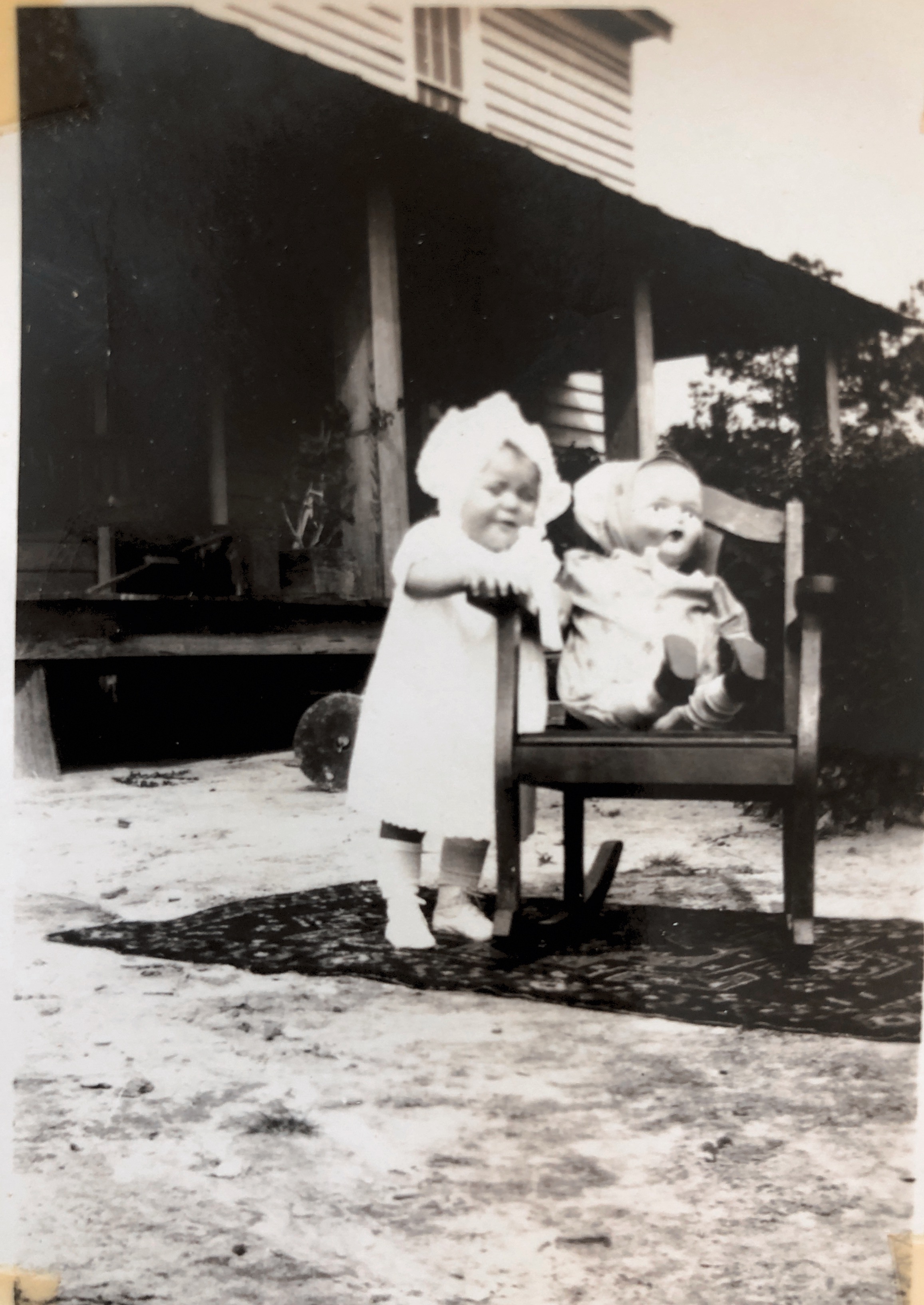 1928 Old home place  Jean and doll