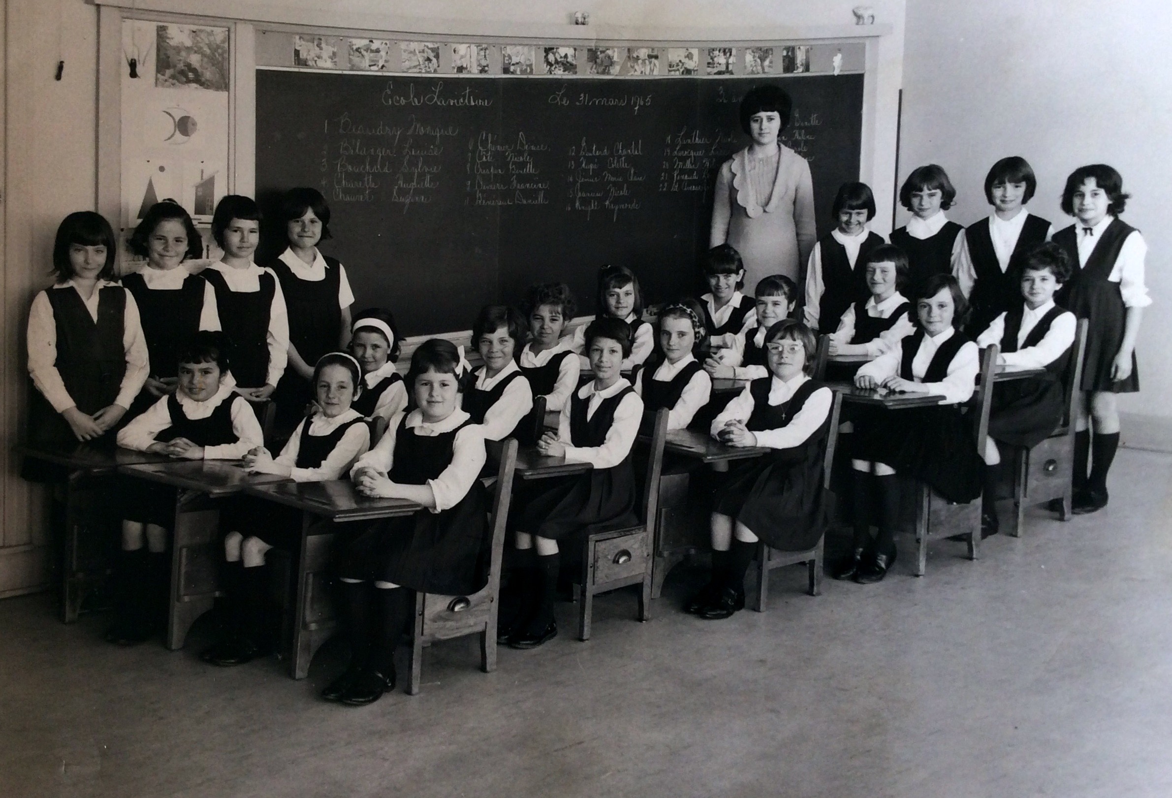 10 ans, 1965, École Lavictoire
