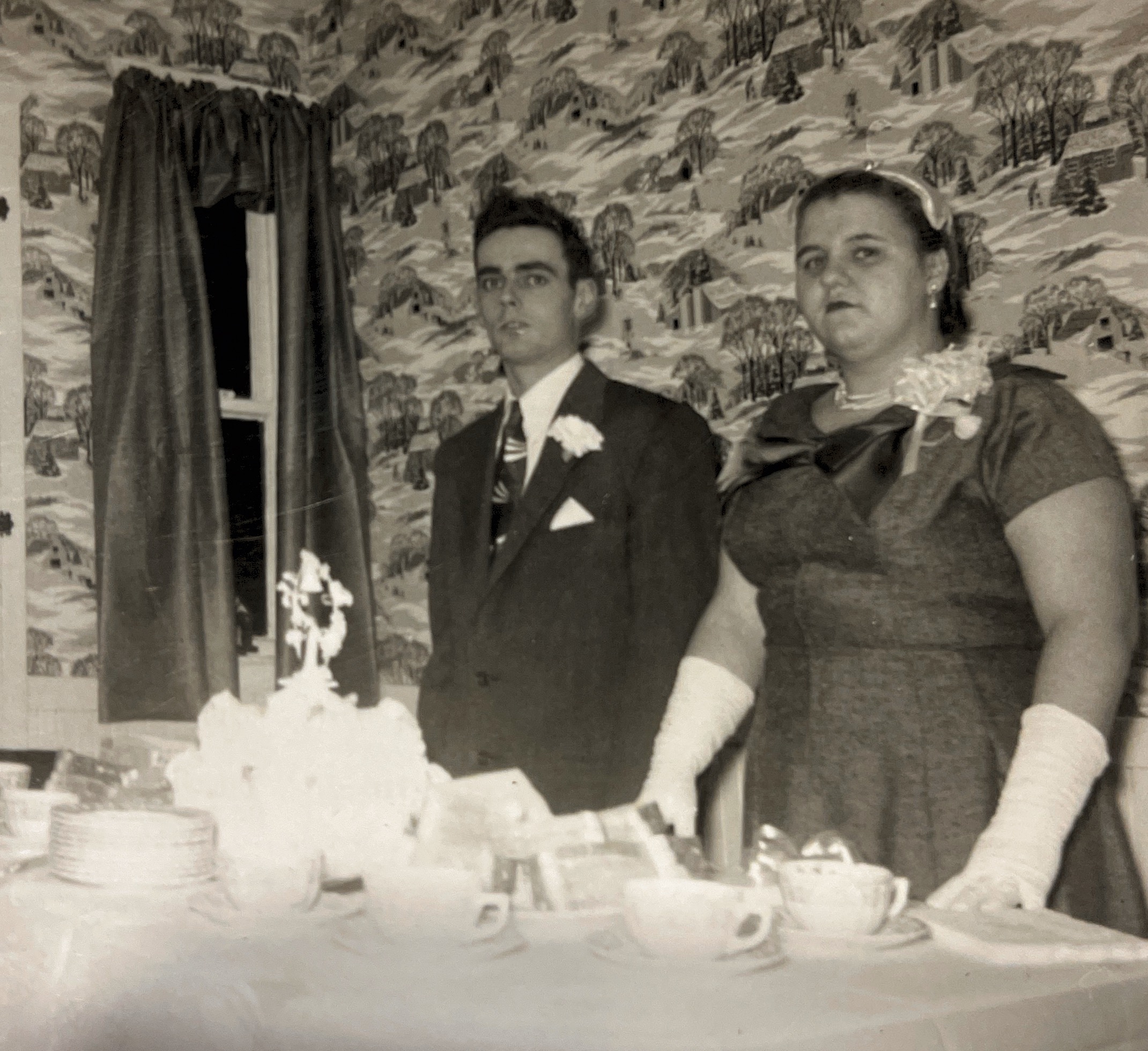 Harold and Kay’s wedding 11/30/1957