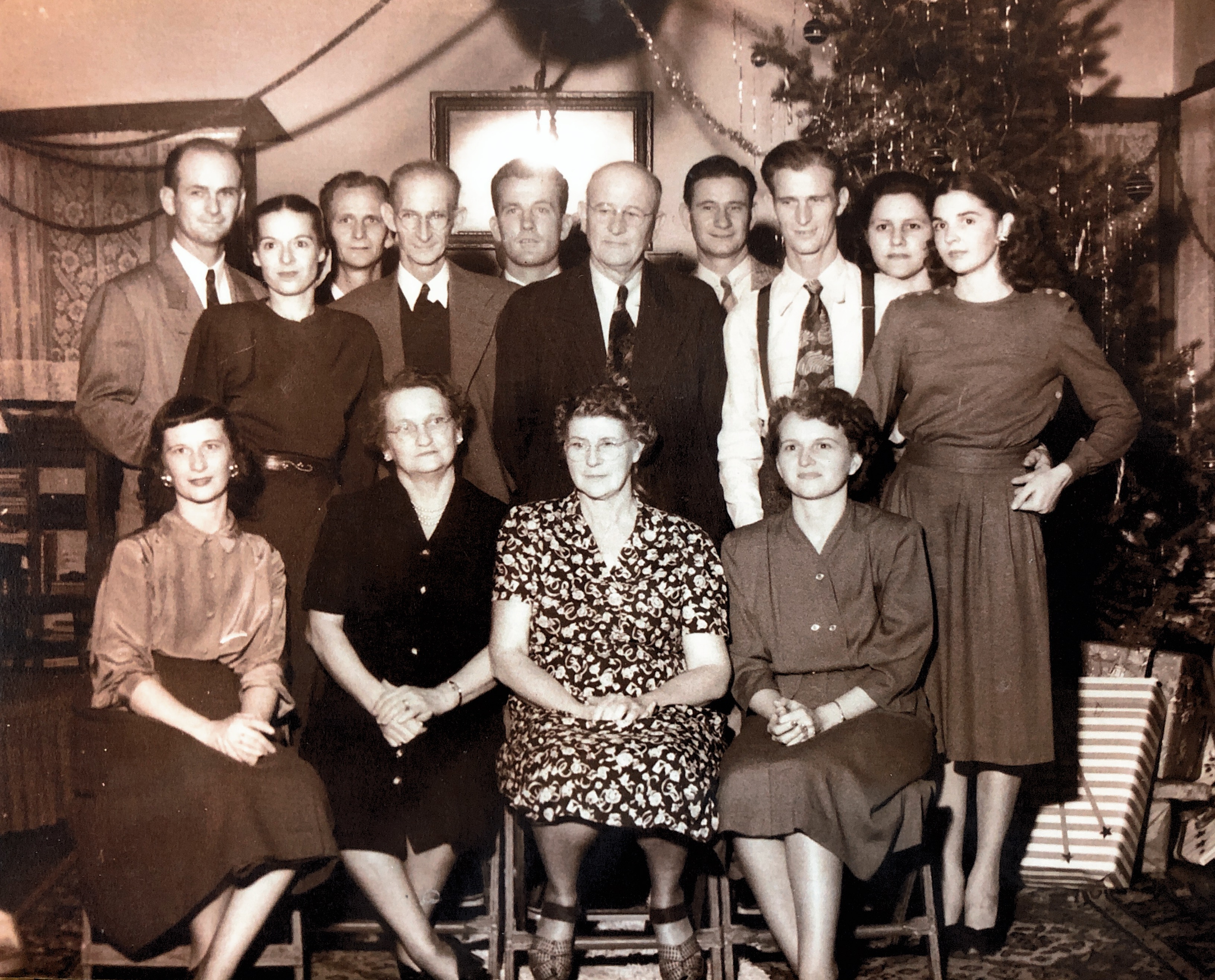 1946 Gran & Nana with family in Abilene 