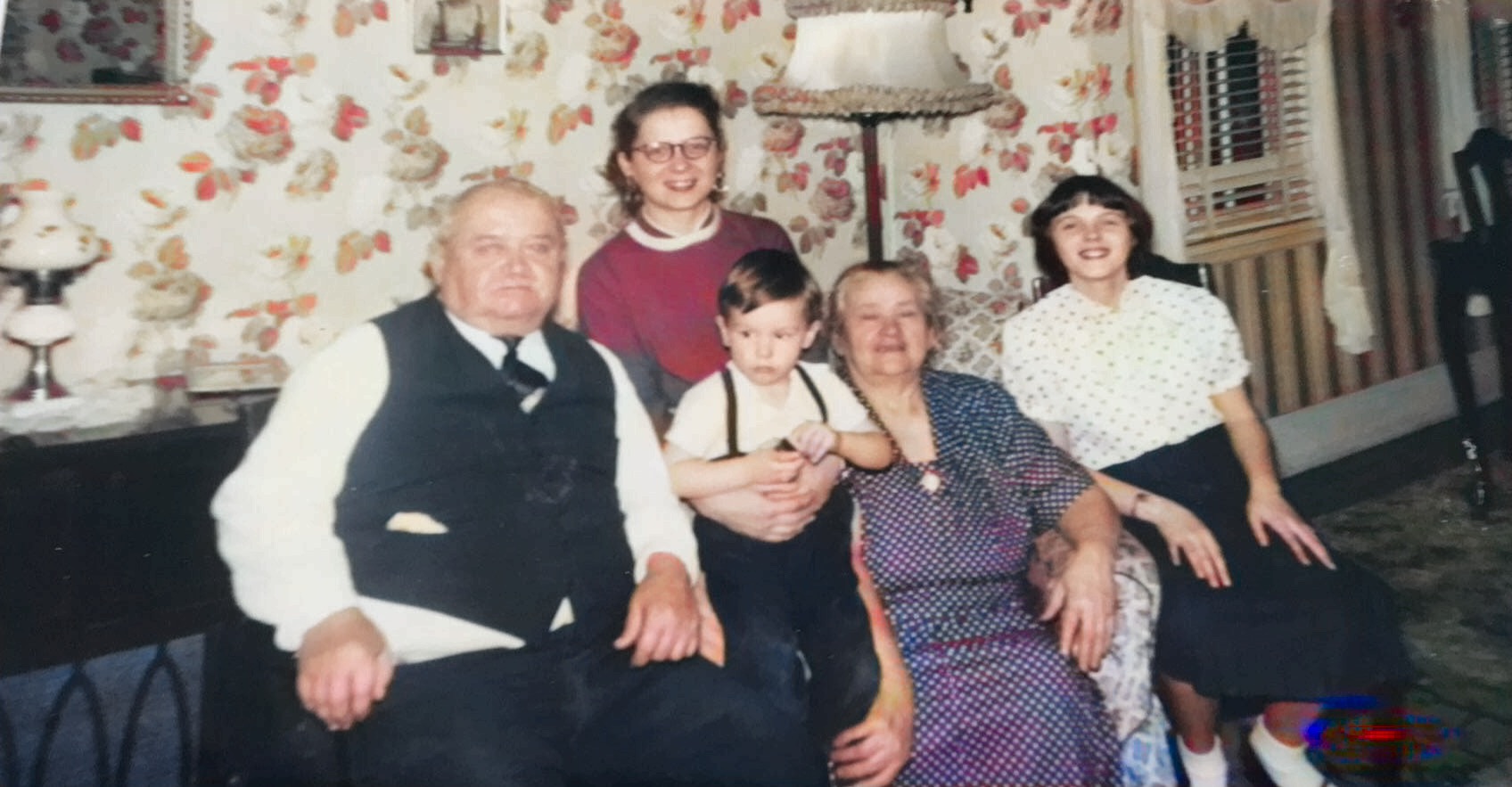 1945, Buffalo, NY Mr. & Mrs. Fegyo with Children & Grandchildren