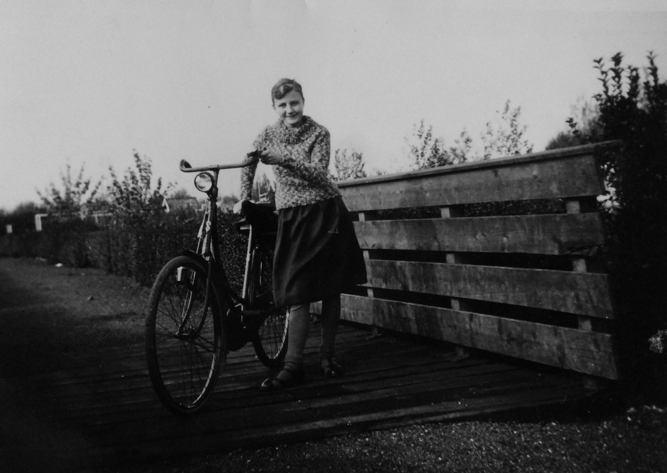 Ma's first adult bike. Amsterdam 1934