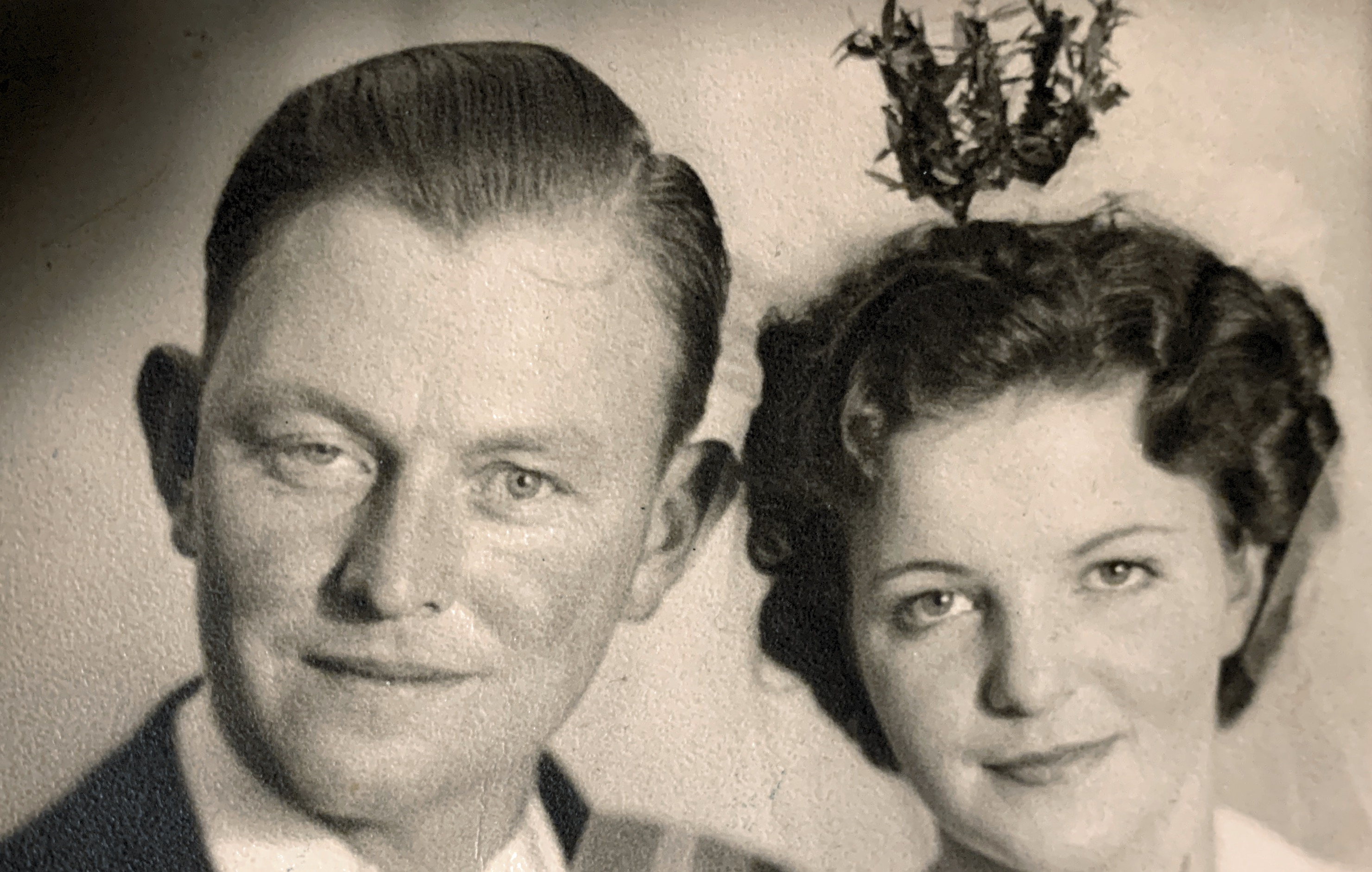 Bröllopsfotot pappa o mamma 1939
