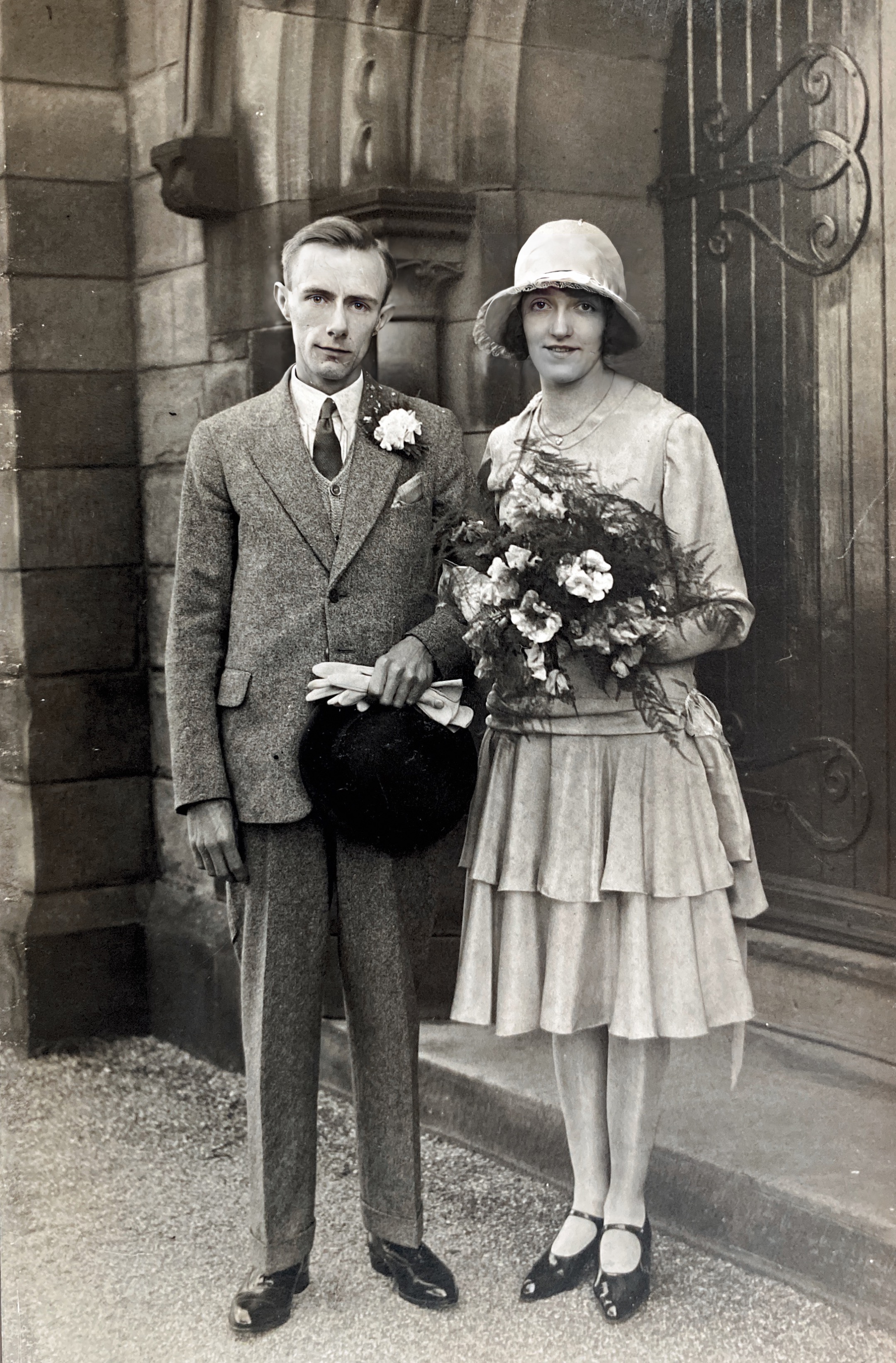 Harry and Betty Horsfield’s wedding 24/6/1930