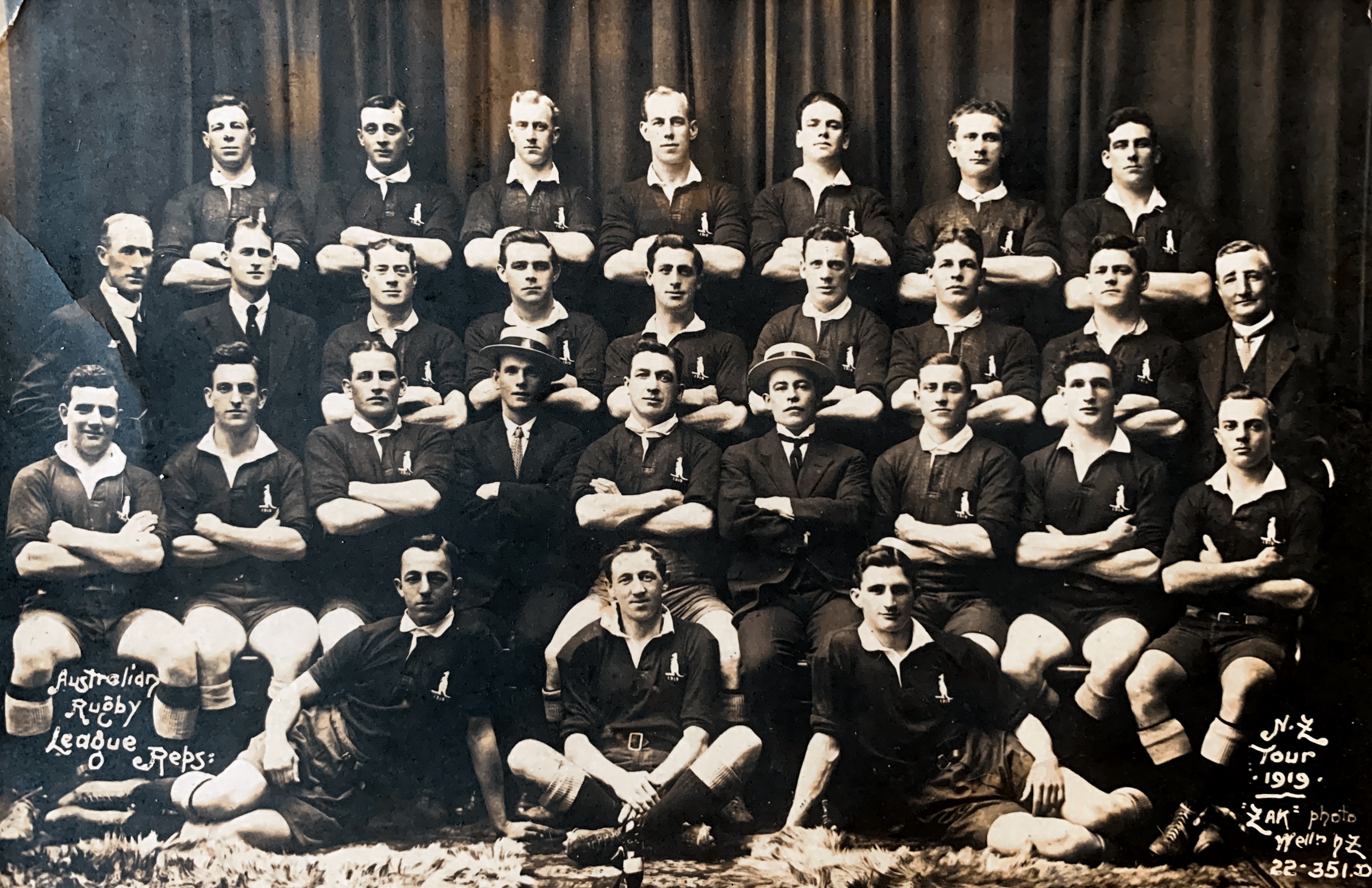 Australian Rugby League Reps NZ Tour 1919