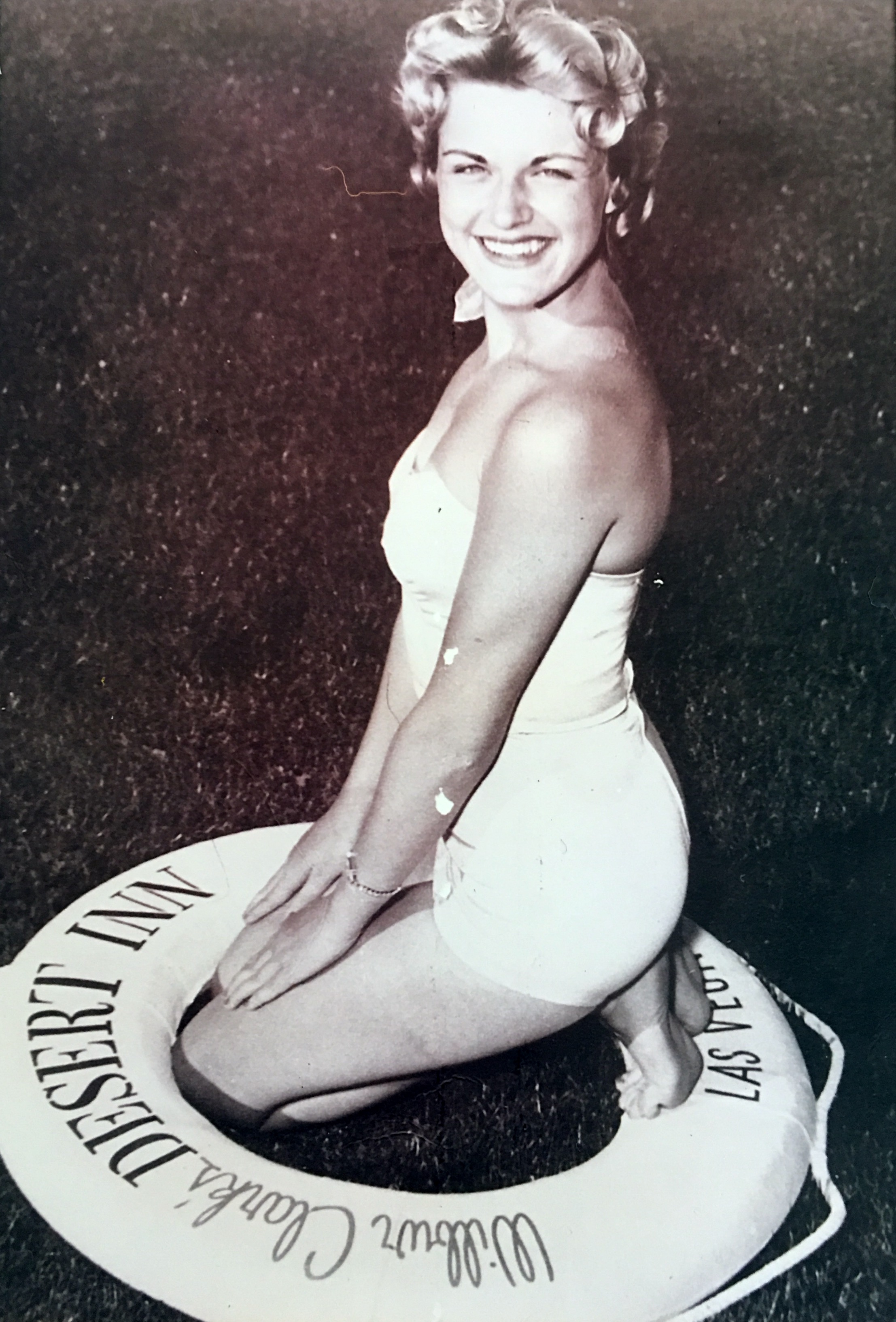 She may be Miss Las Vegas-1956, but she's Momzalou to me. And still beautiful! 