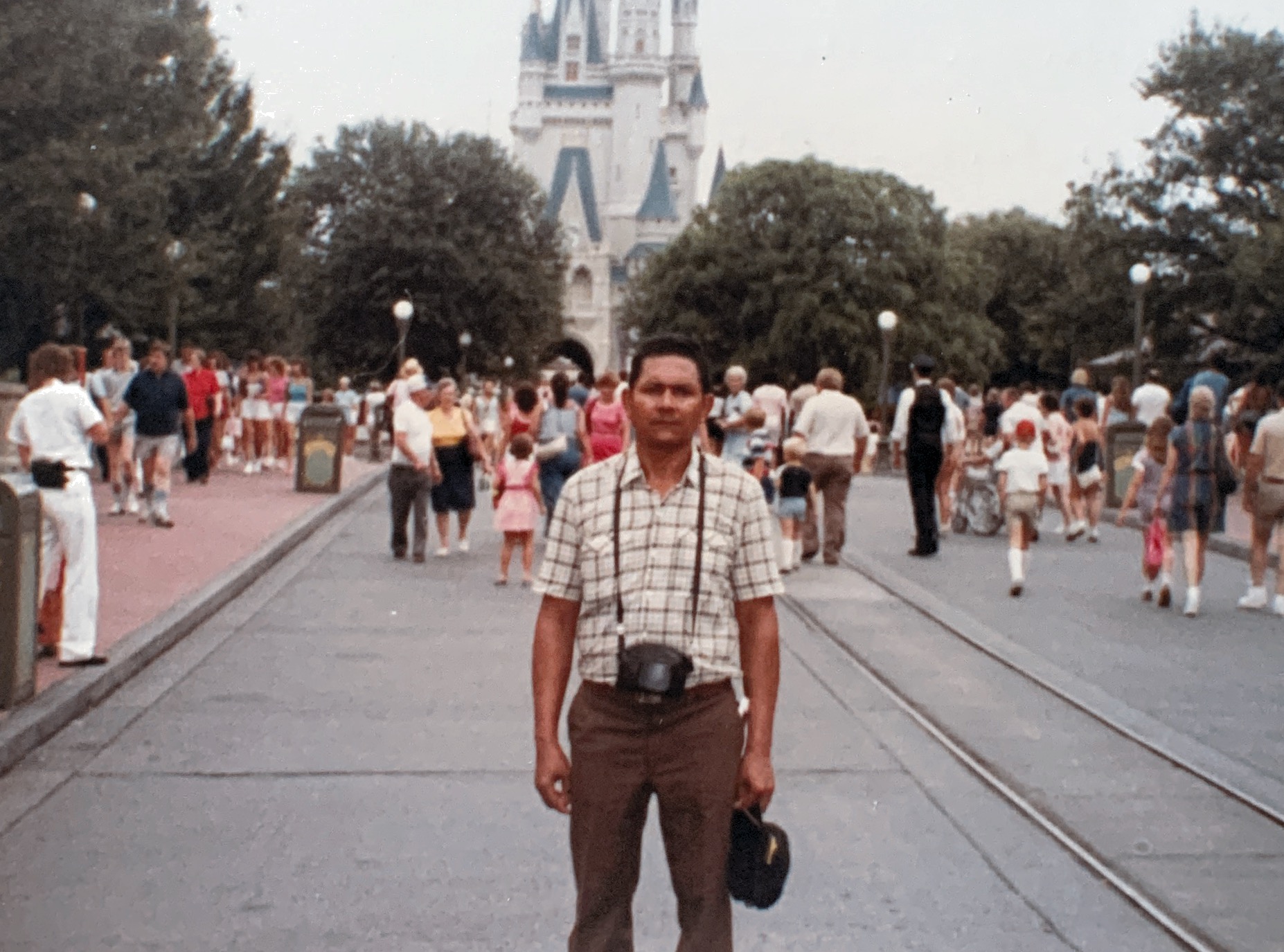Grandpa at Disneyworld 1970 