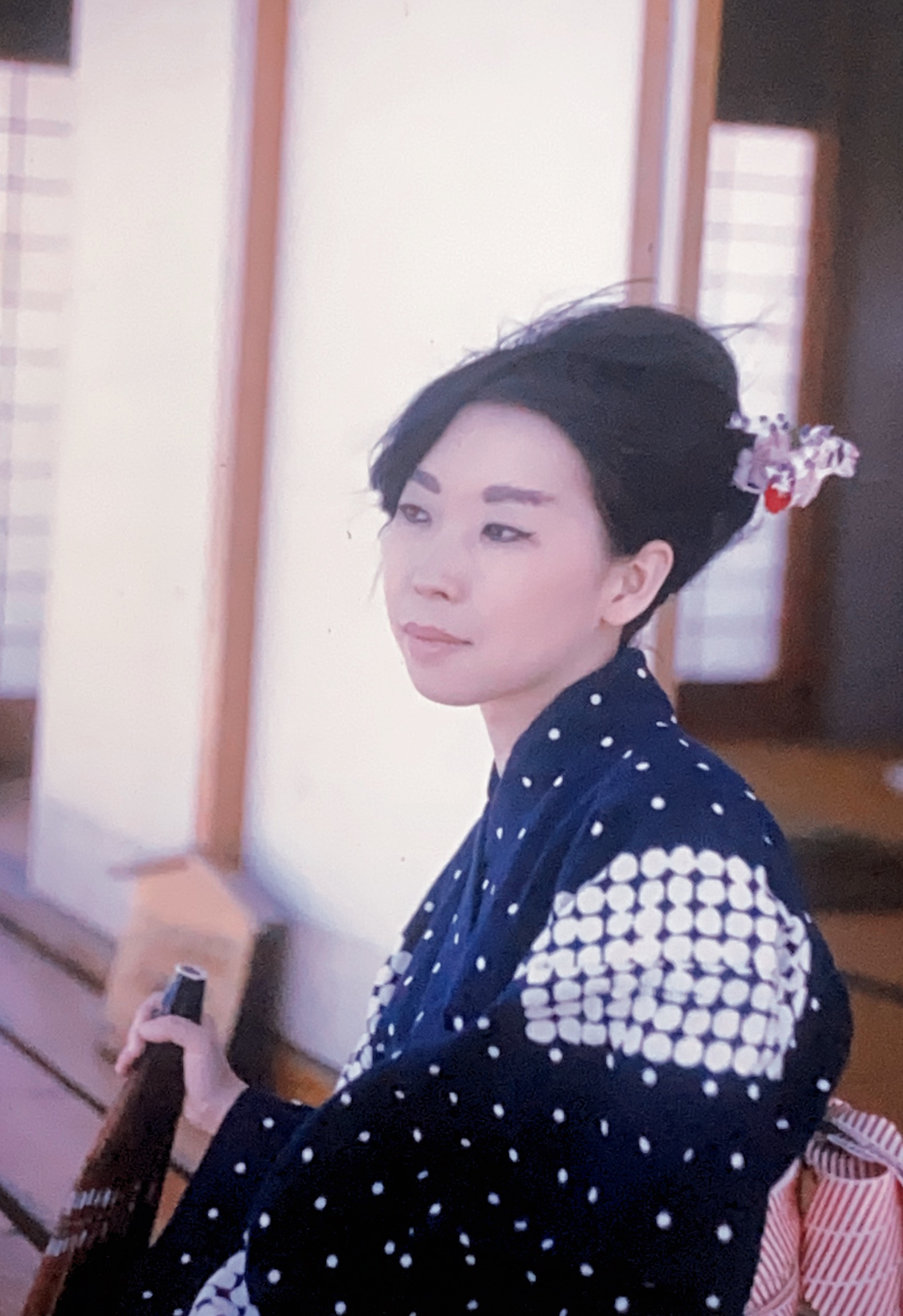 Great aunt snapped this portrait of a beautiful Japanese woman in Kyto durinh the 1960s. 