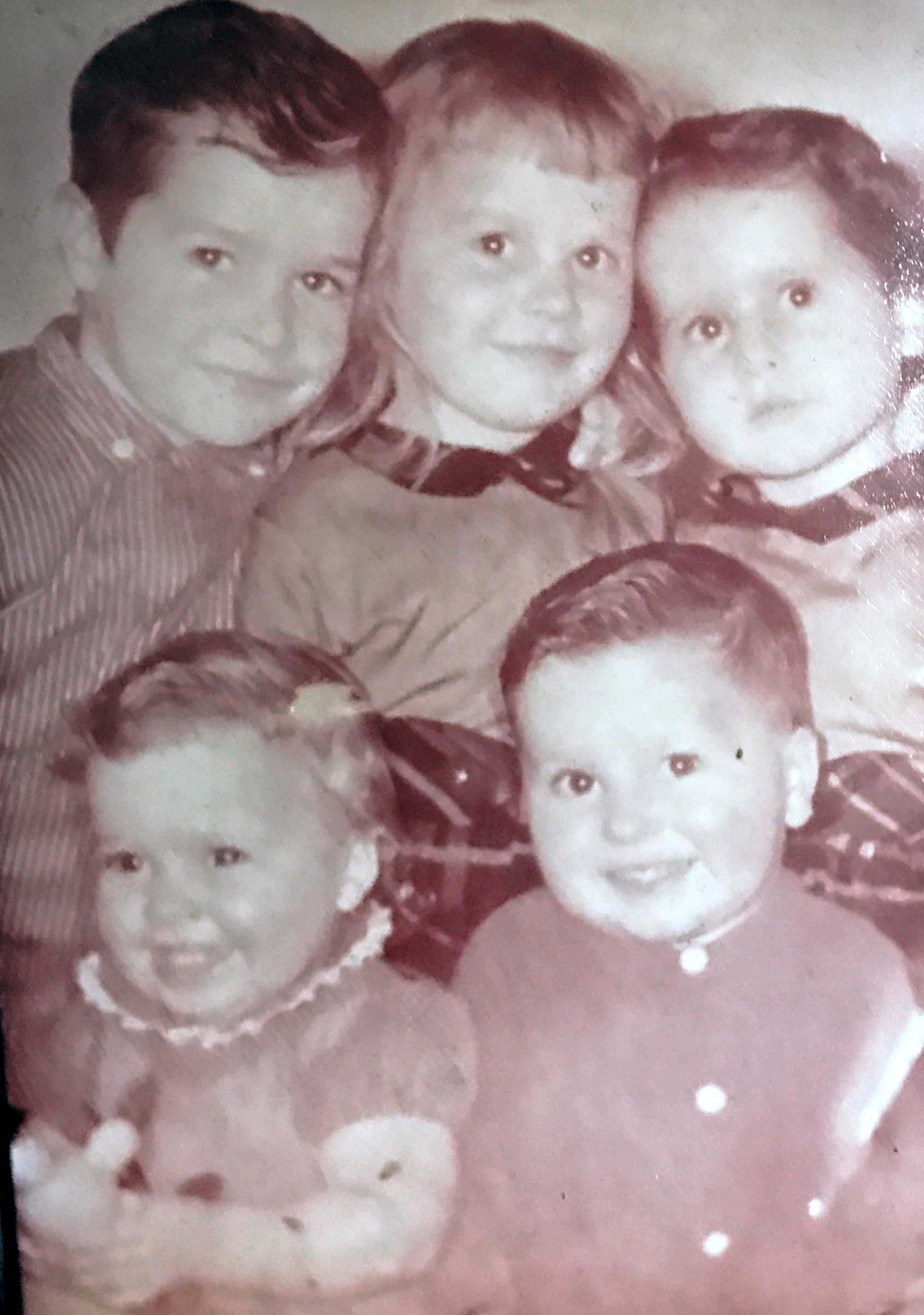 All 5 siblings apx 1958