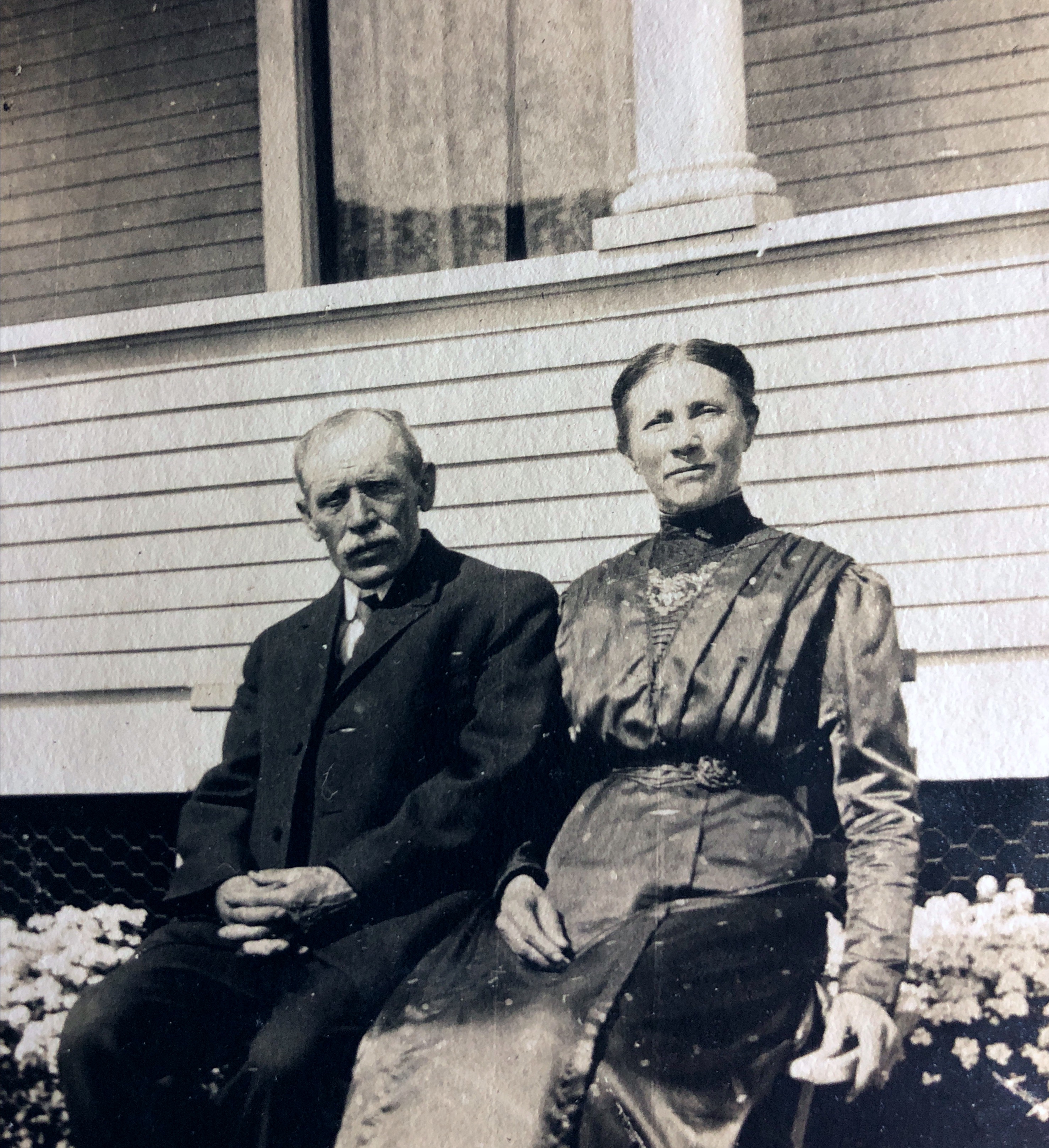 My great great grandparents outside the come of my great grandparents circa Summer, 1913